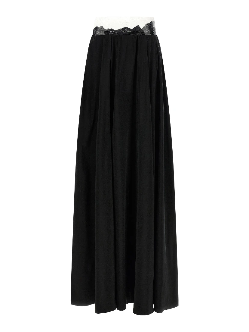 Black Copper Mini Skirt
