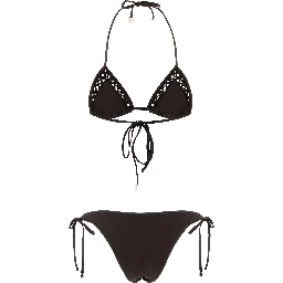 Brown Polyamide Bikini
