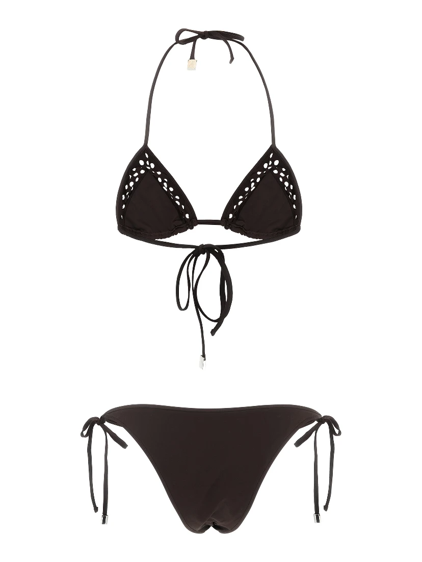 Brown Polyamide Bikini