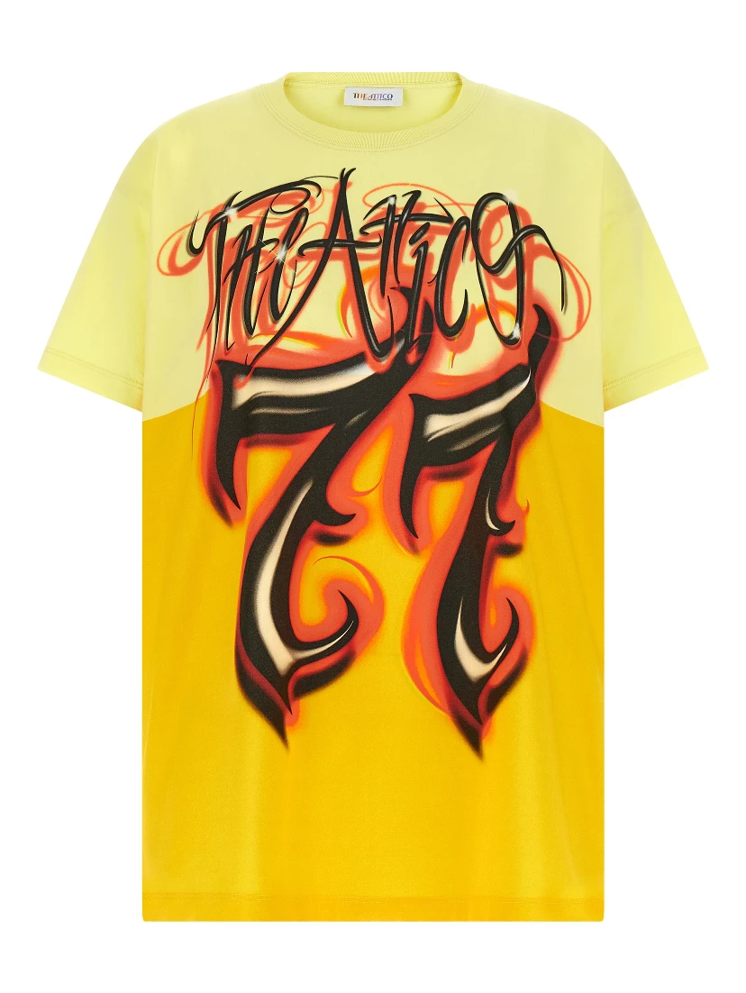 Bicolor Cotton T-Shirt