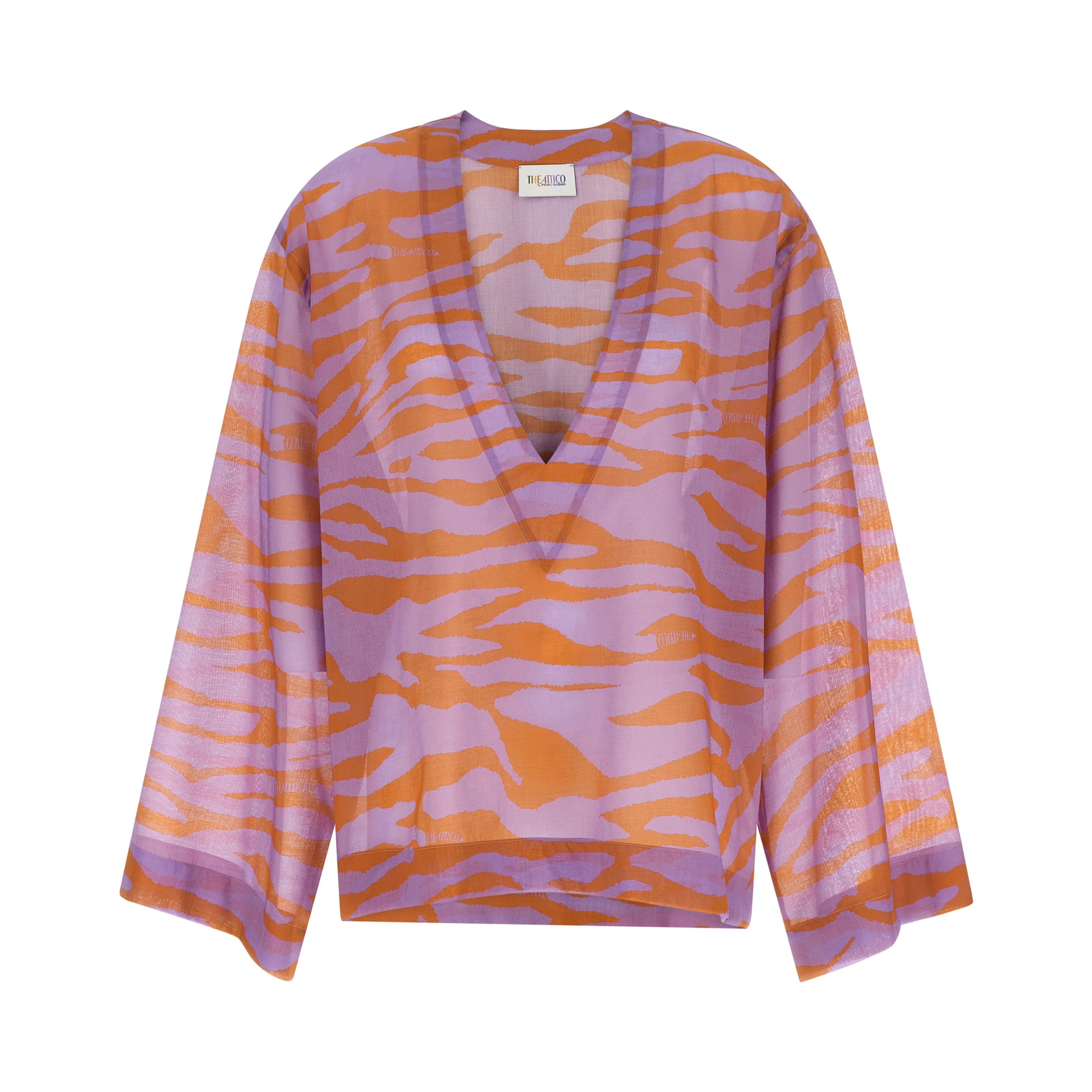 Purple Cotton Blouse
