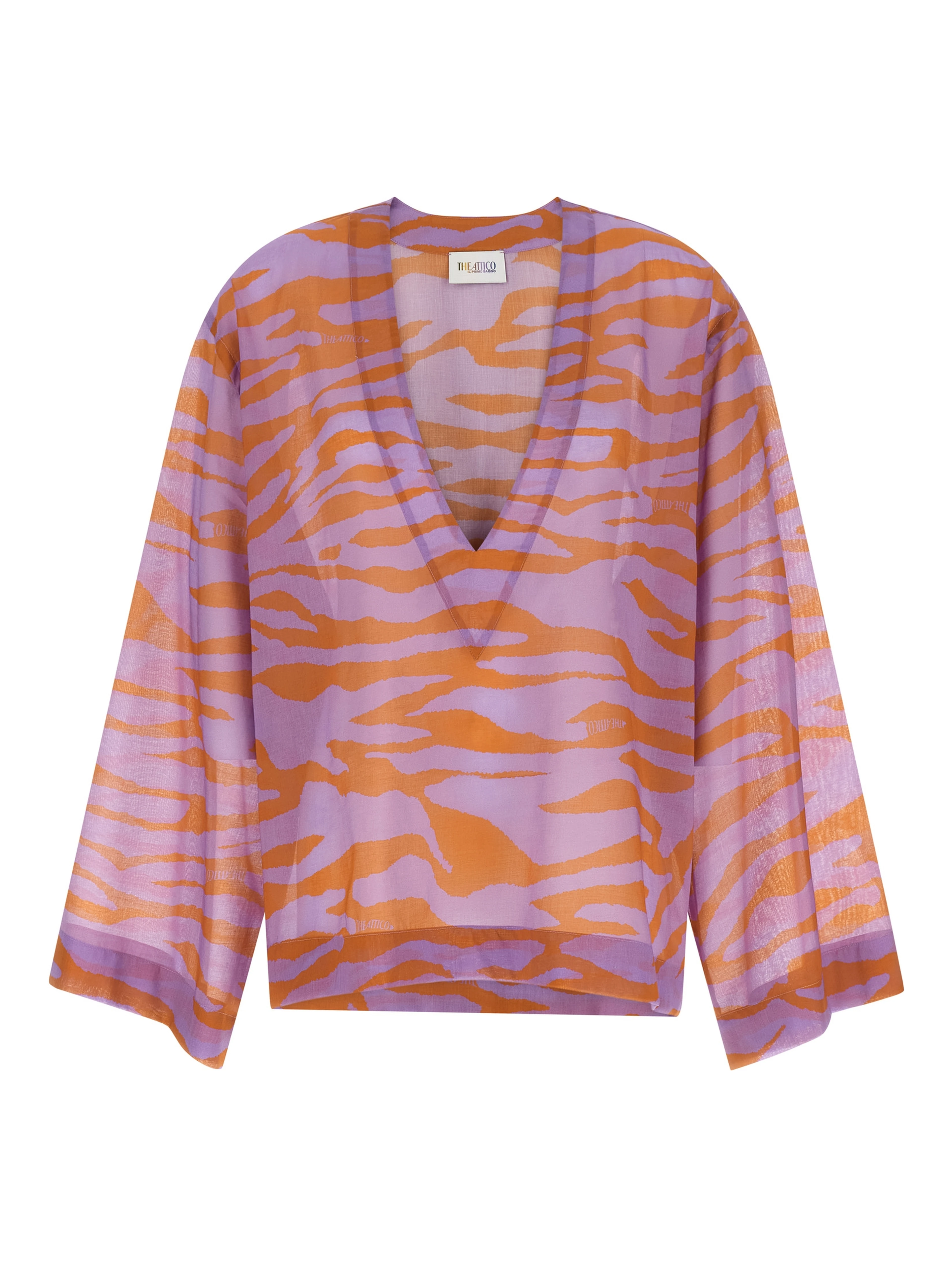 Purple Cotton Blouse