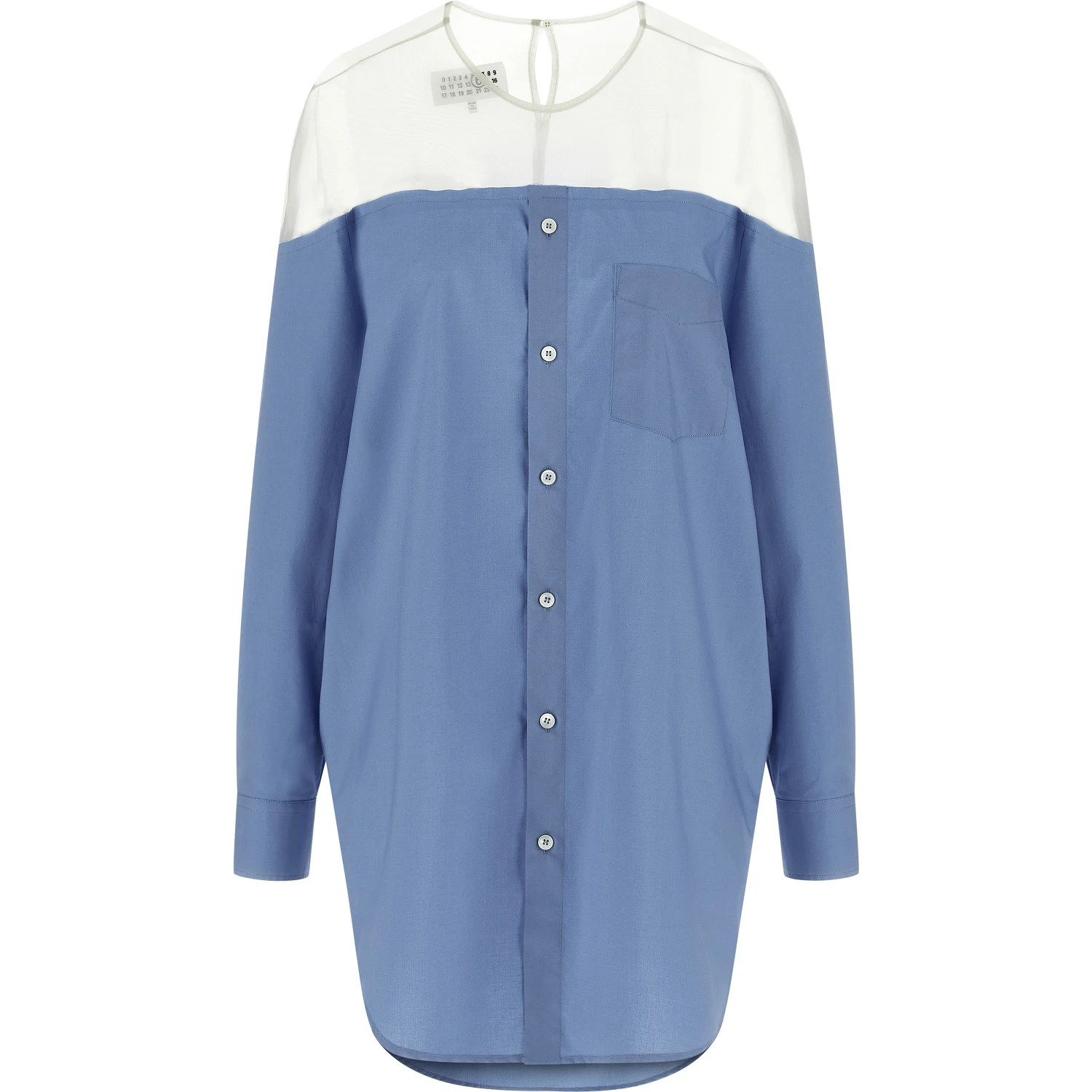 Blue Cotton Blouse