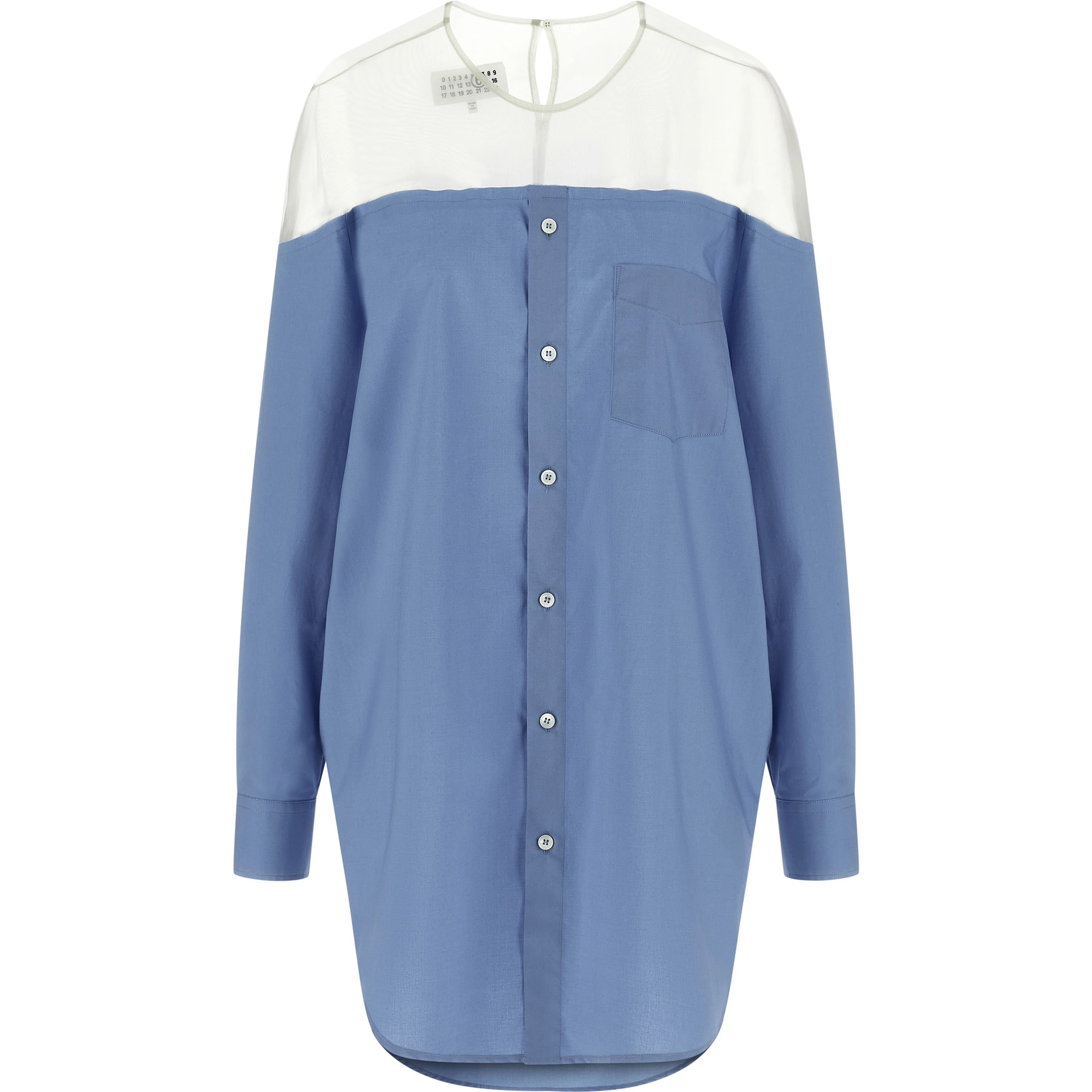 Blue Cotton Blouse