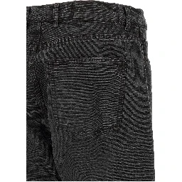 Gray Organic Cotton Straight-Leg Jeans