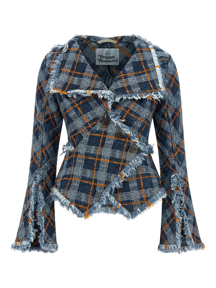 Blue Cotton Blazer