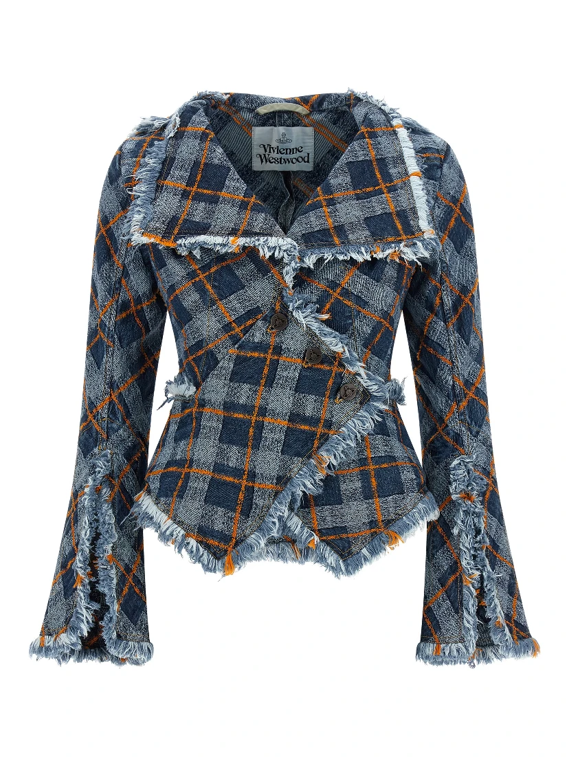 Blue Cotton Blazer