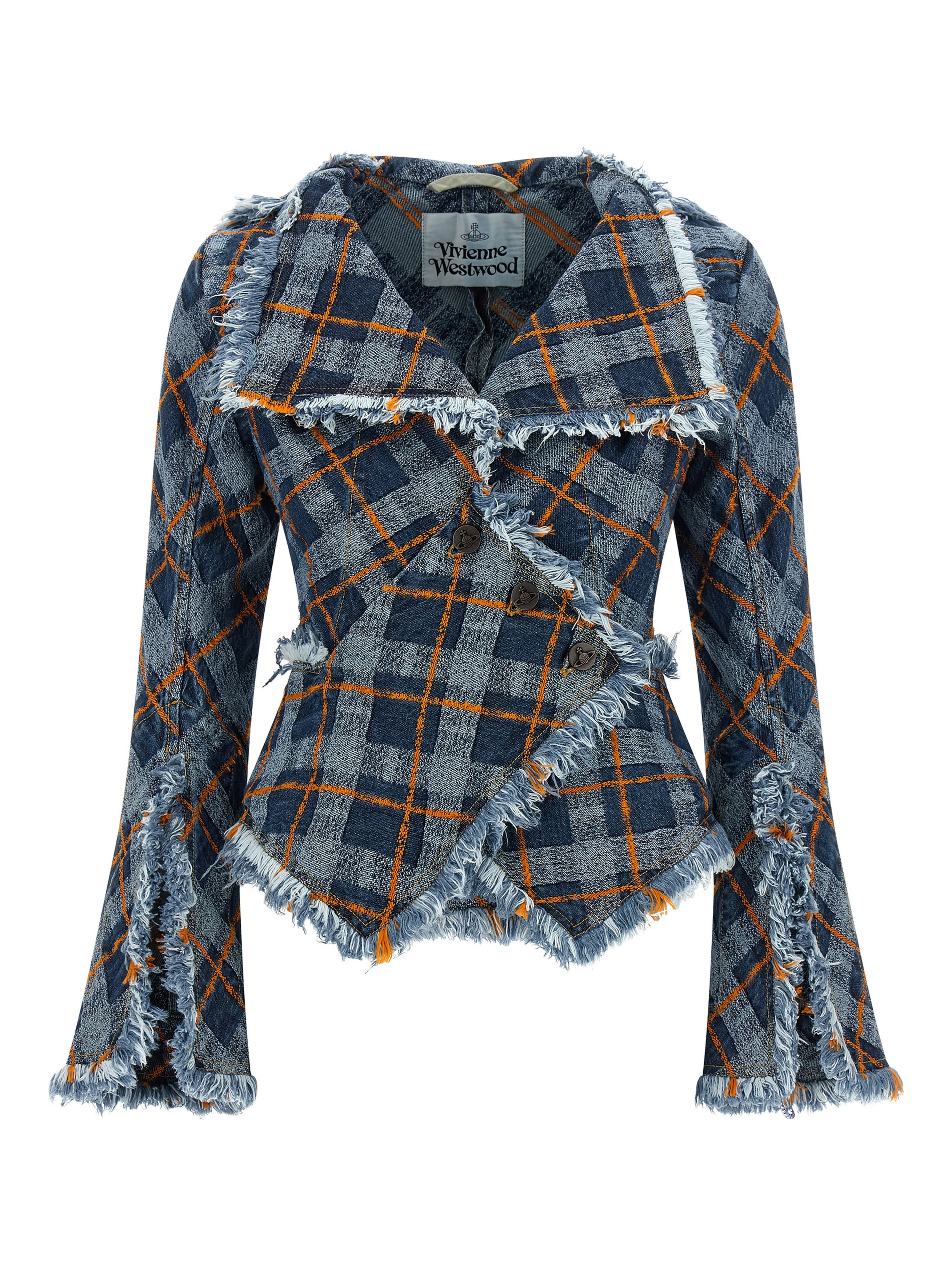 Blue Cotton Blazer