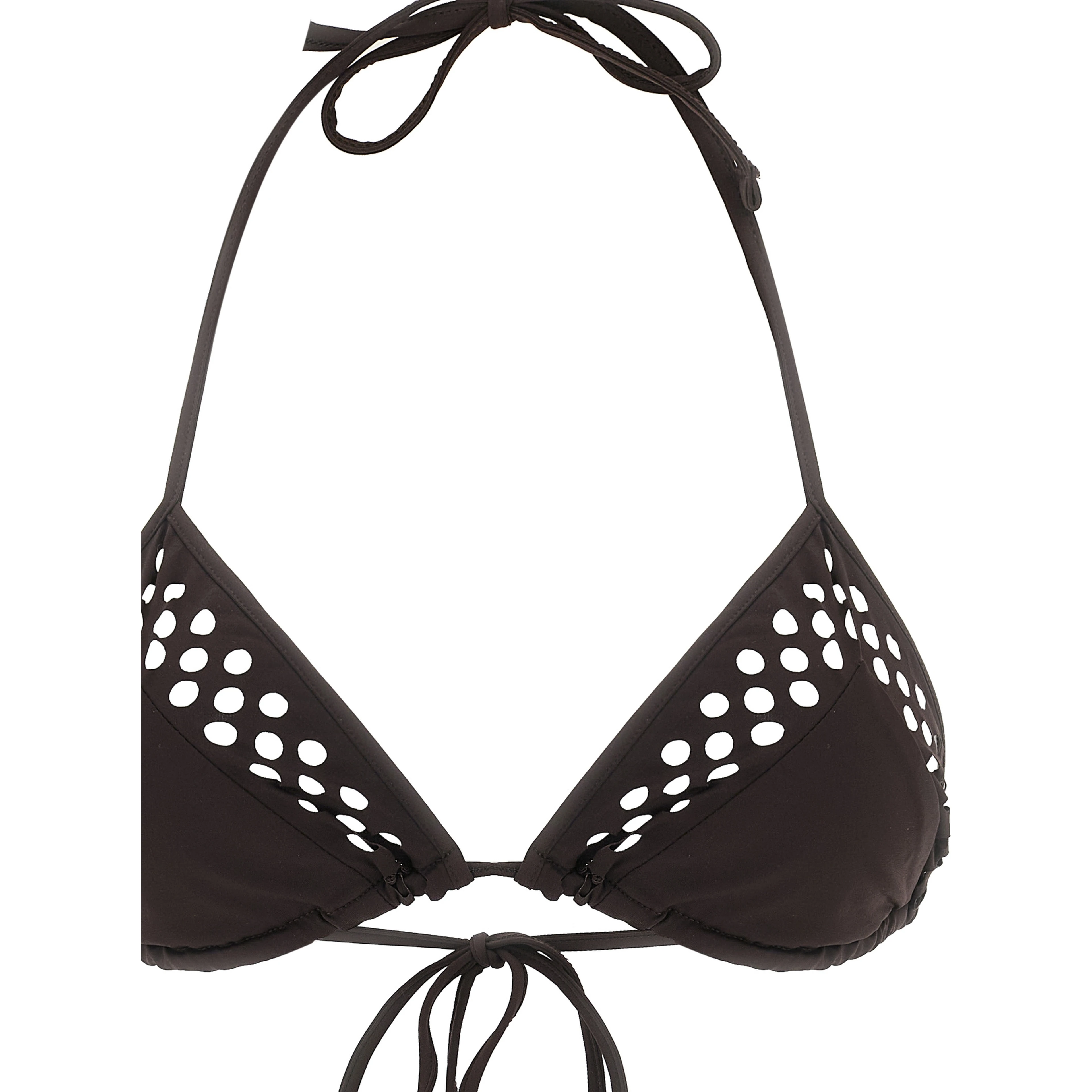 Brown Polyamide Bikini