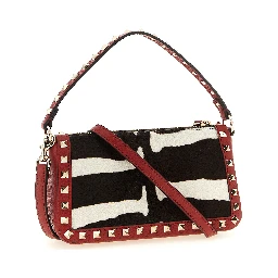 Multicolor Calfskin Shoulder Bag