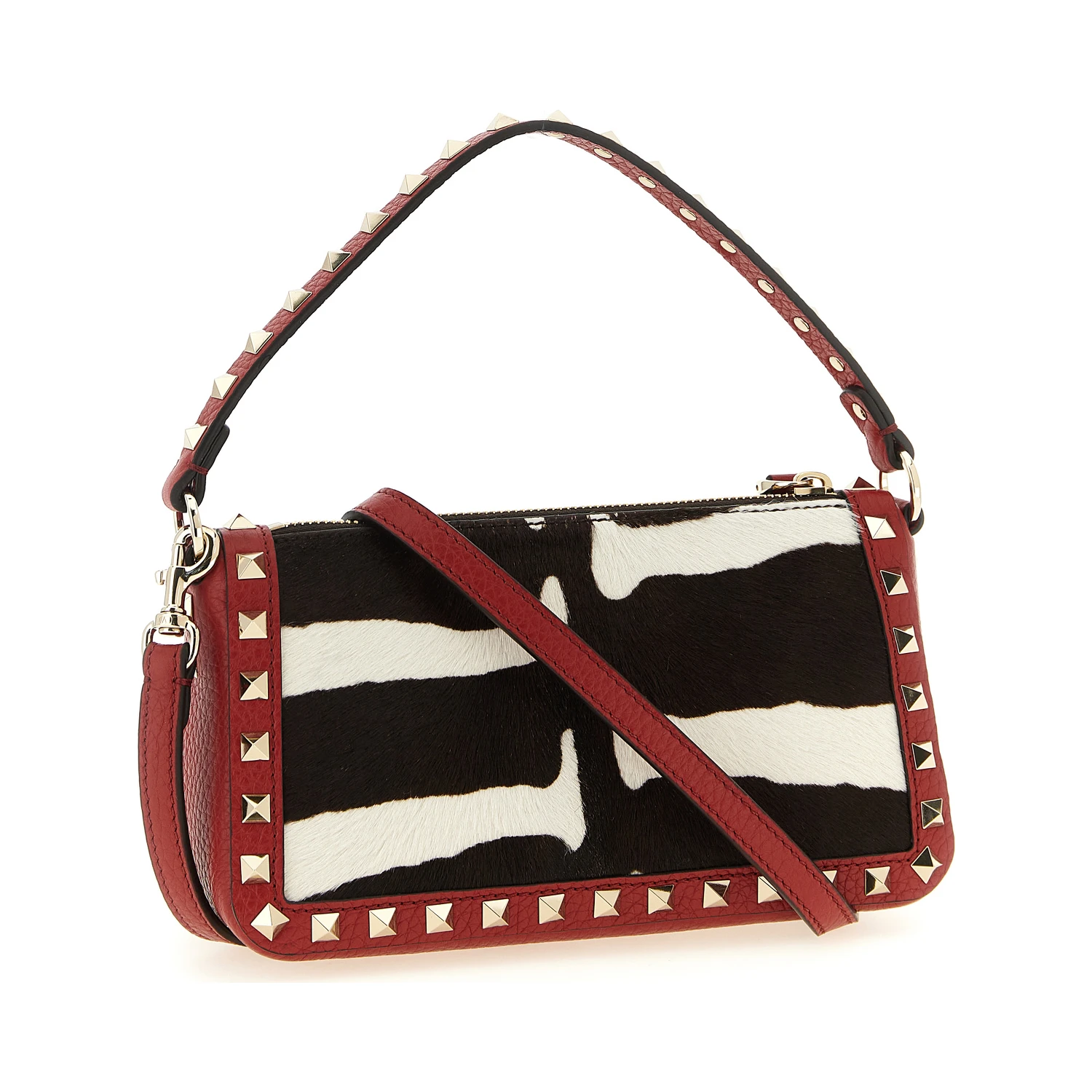 Multicolor Calfskin Shoulder Bag