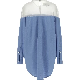 Blue Cotton Blouse
