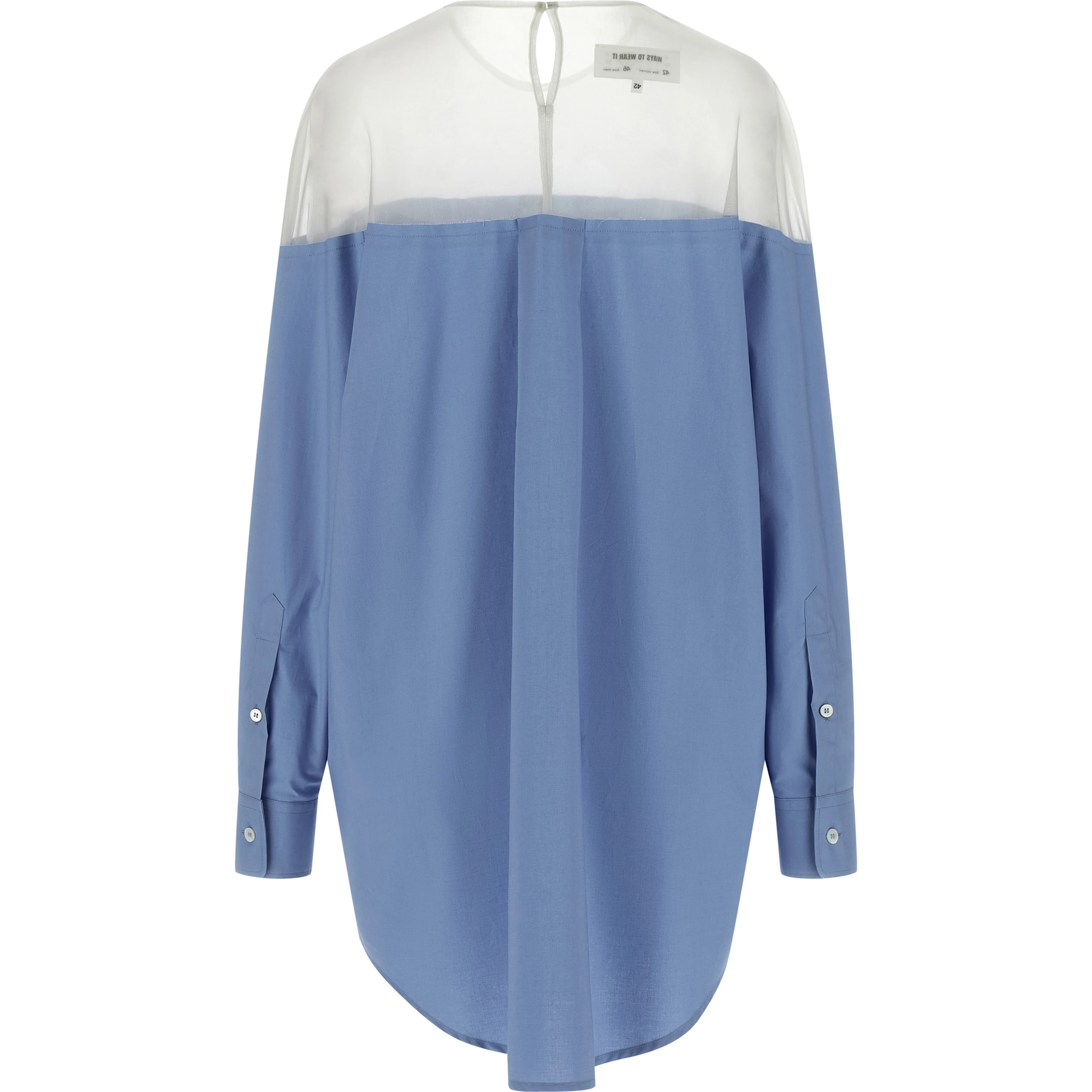 Blue Cotton Blouse