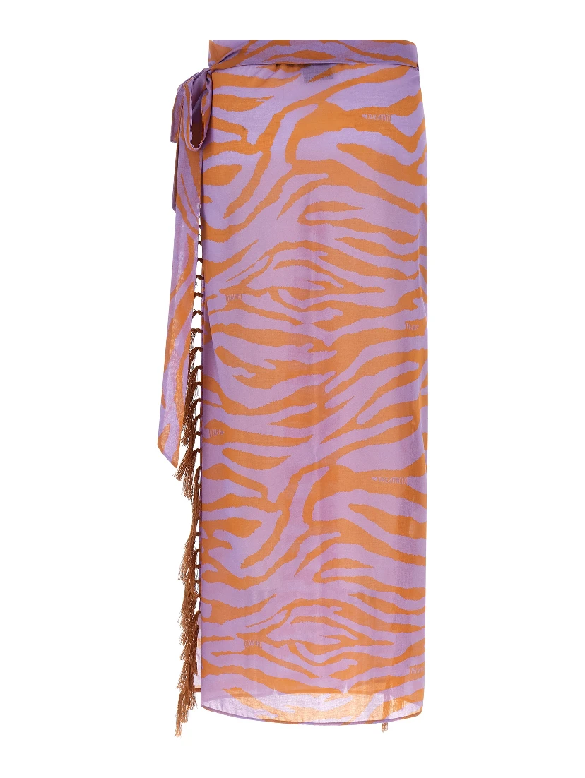 Purple Cotton Skirt