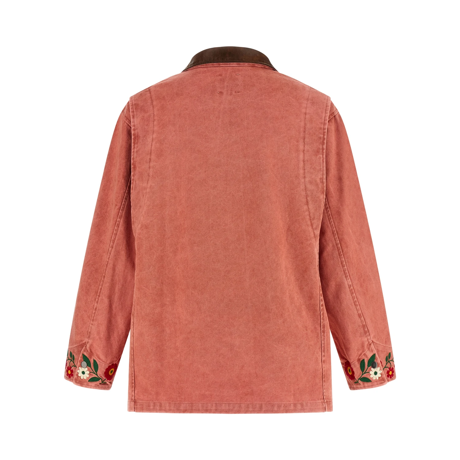 Multicolor Cotton Full-Length Jacket