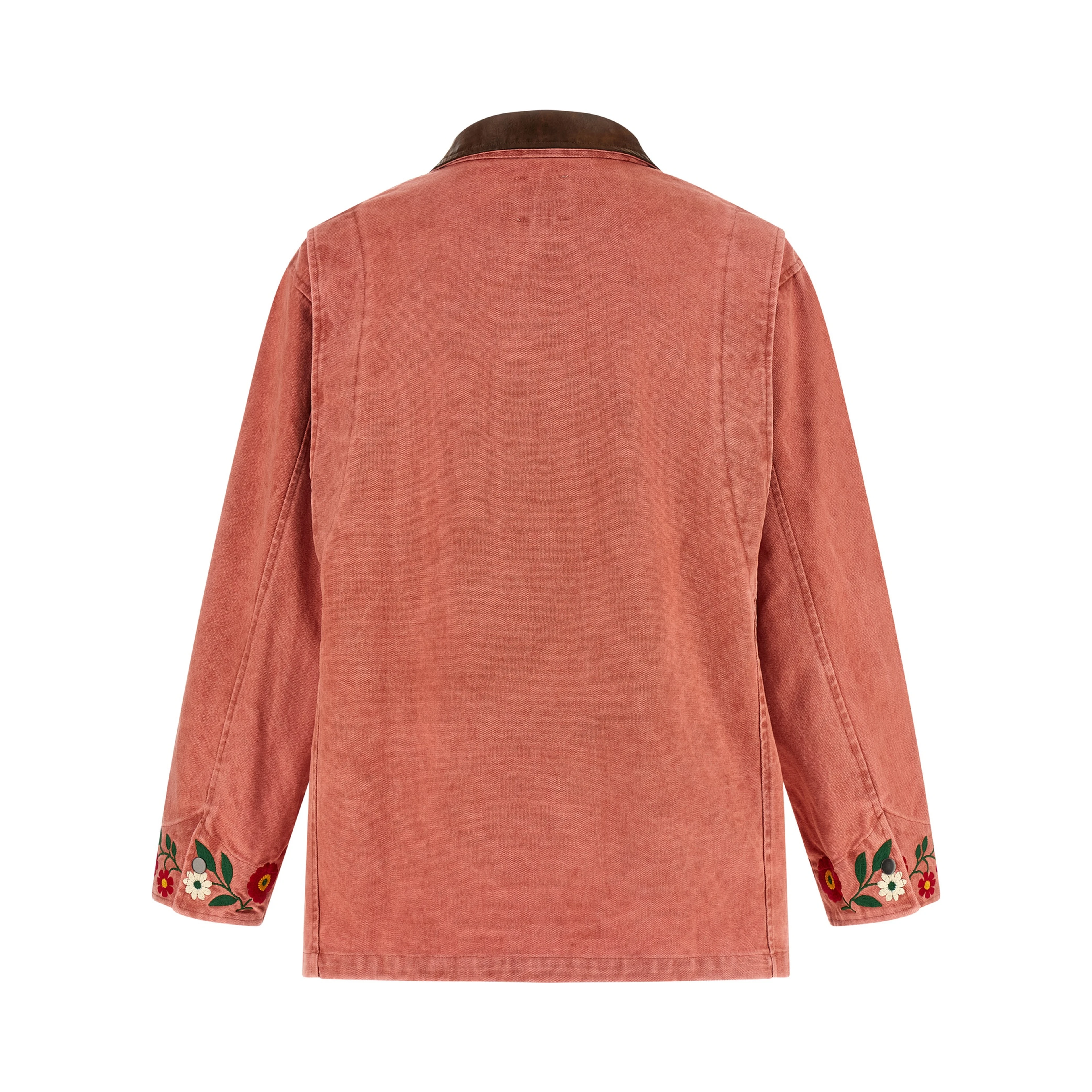 Multicolor Cotton Full-Length Jacket