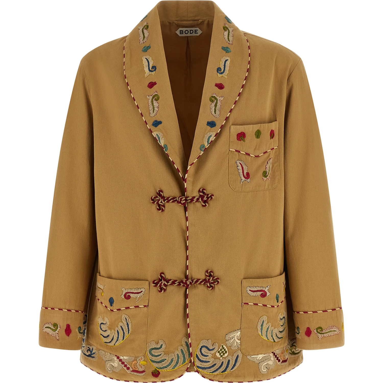 Beige Cotton Blazer