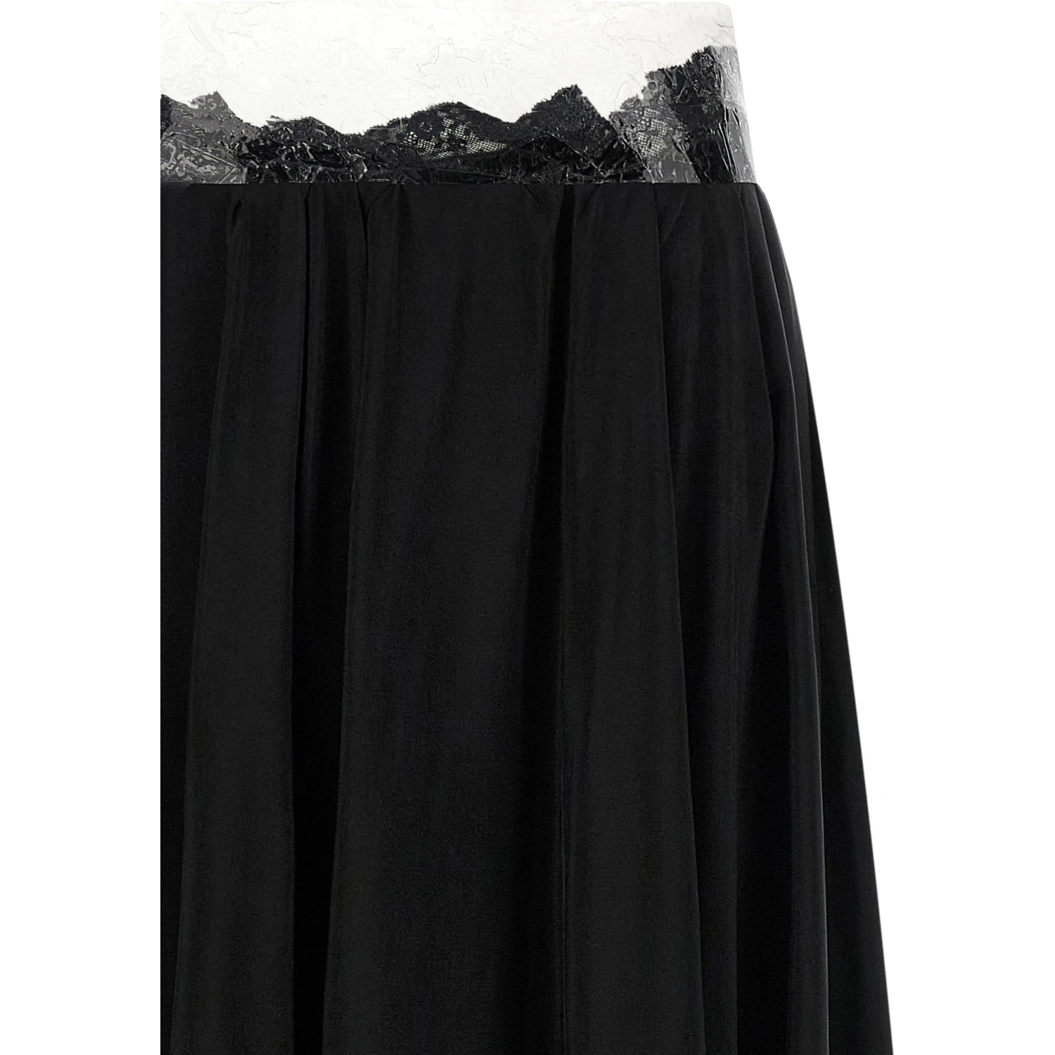 Black Copper Mini Skirt