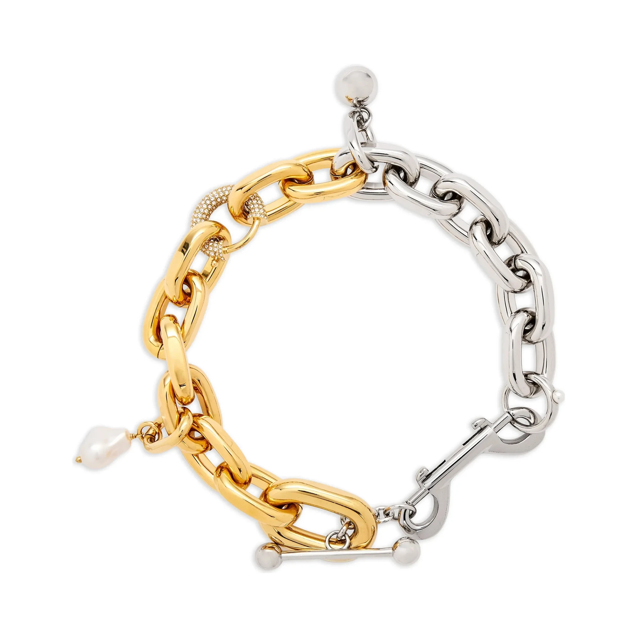 Multicolor Brass Necklace
