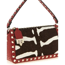 Multicolor Calfskin Shoulder Bag
