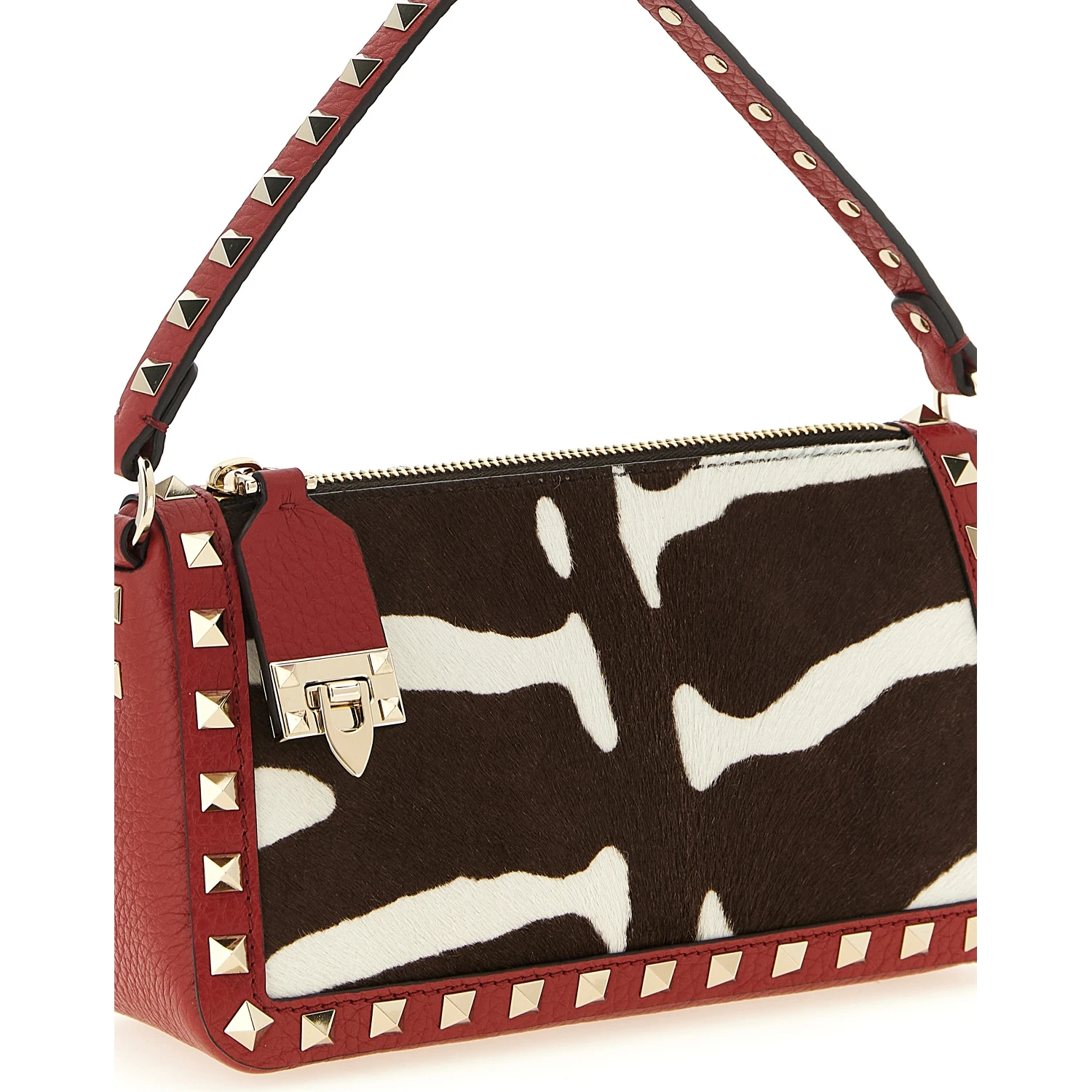 Multicolor Calfskin Shoulder Bag