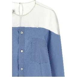 Blue Cotton Blouse