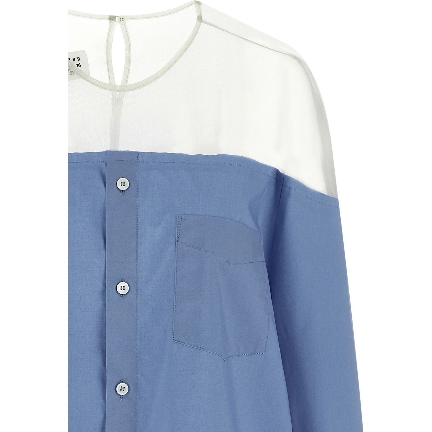 Blue Cotton Blouse
