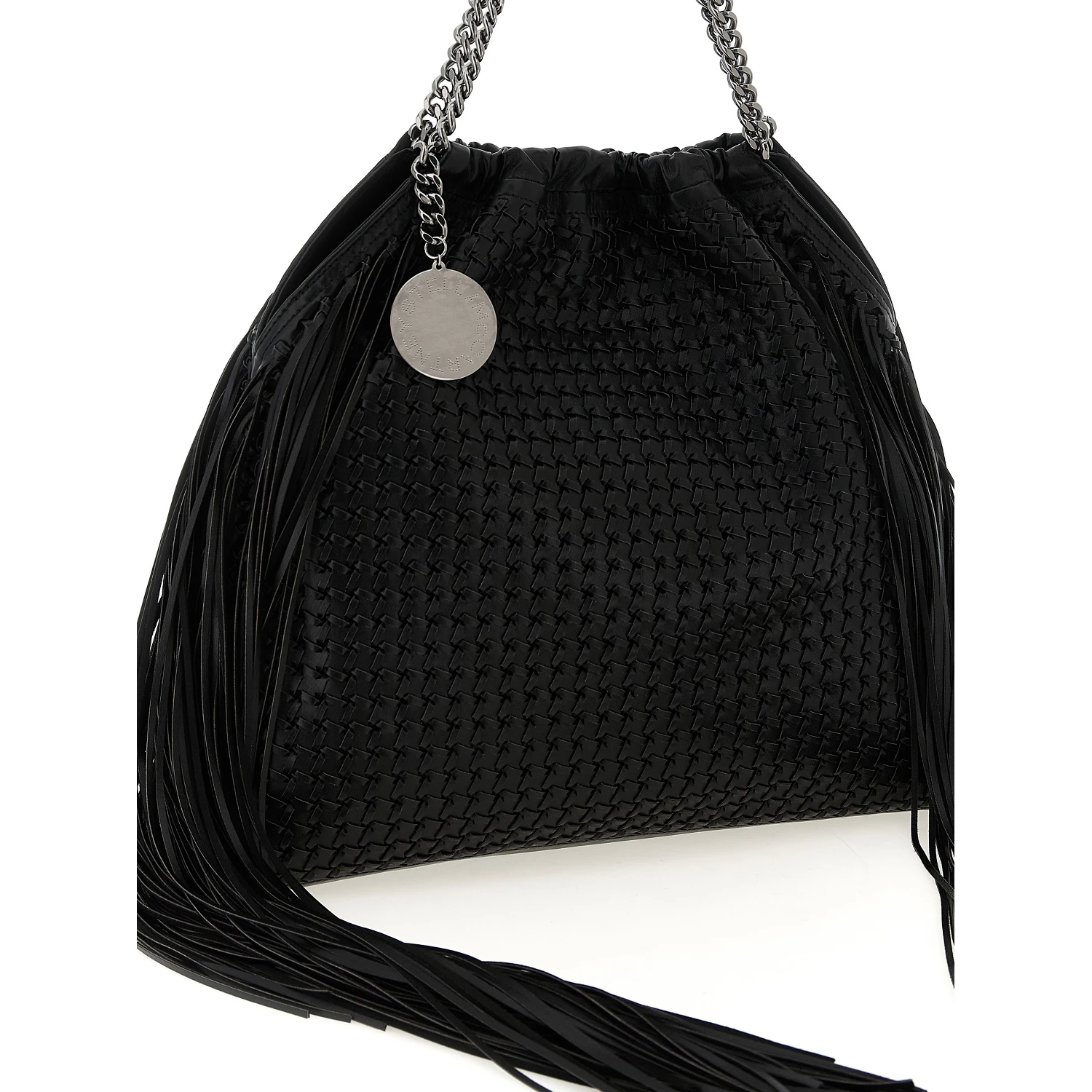 Black Polyamide Shoulder Bag