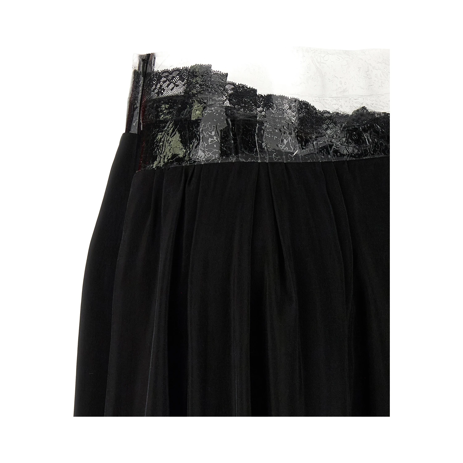 Black Copper Mini Skirt