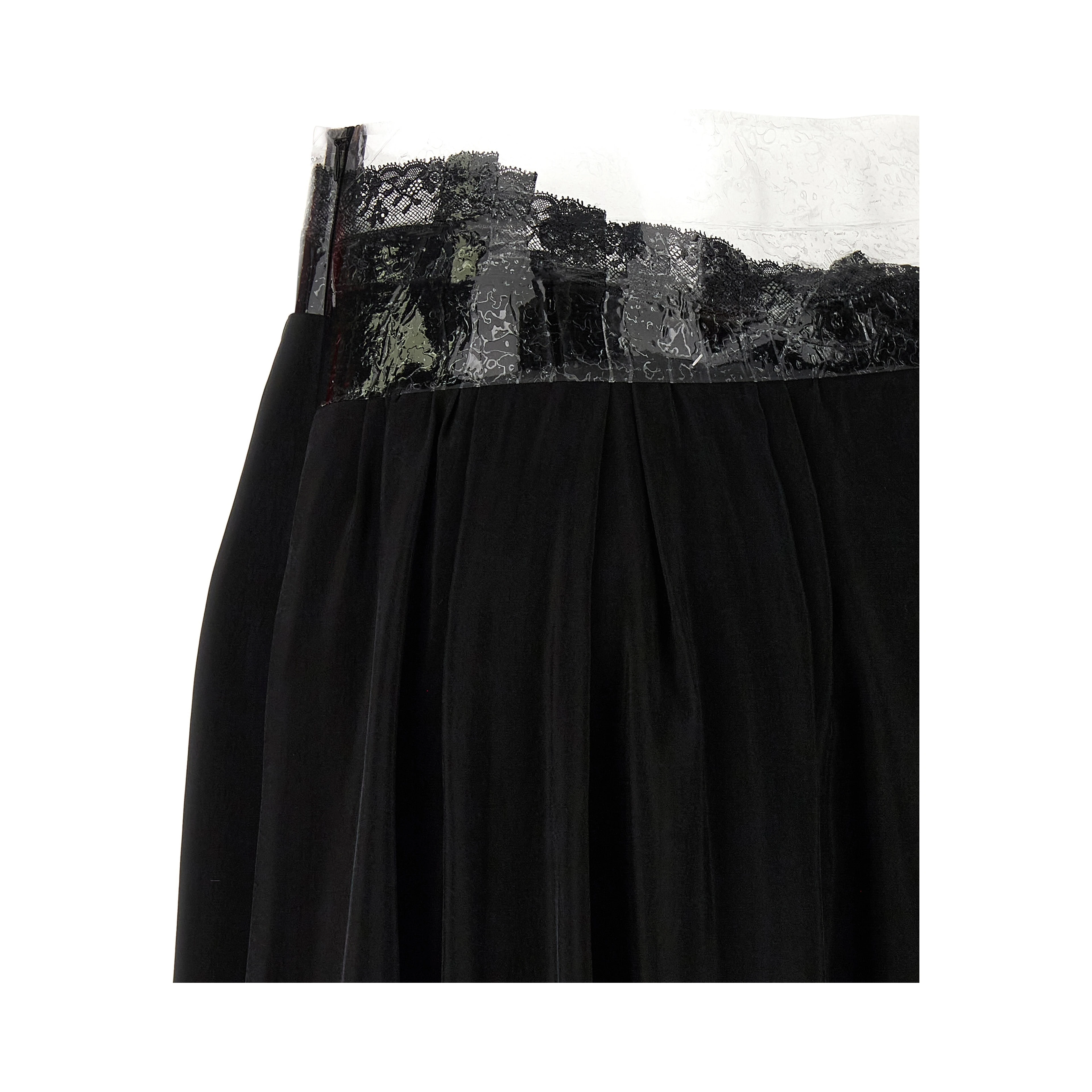 Black Copper Mini Skirt
