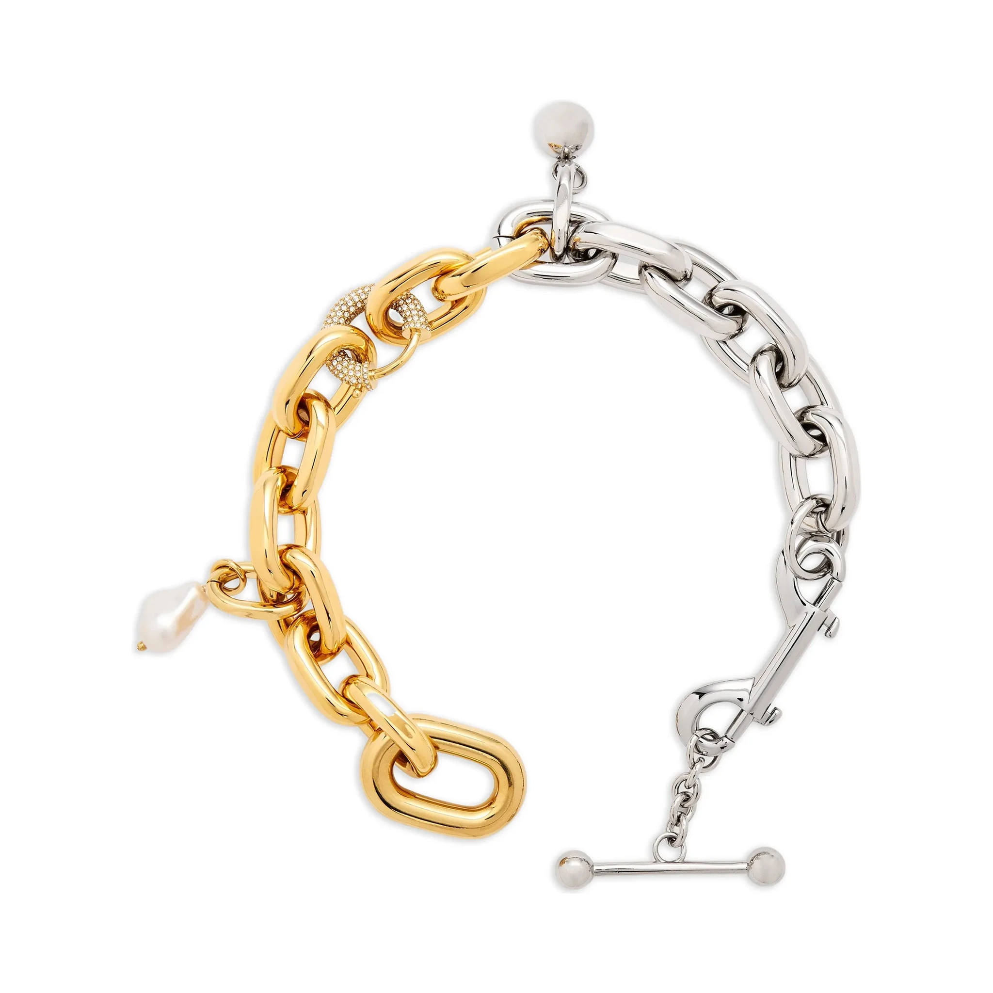 Multicolor Brass Necklace