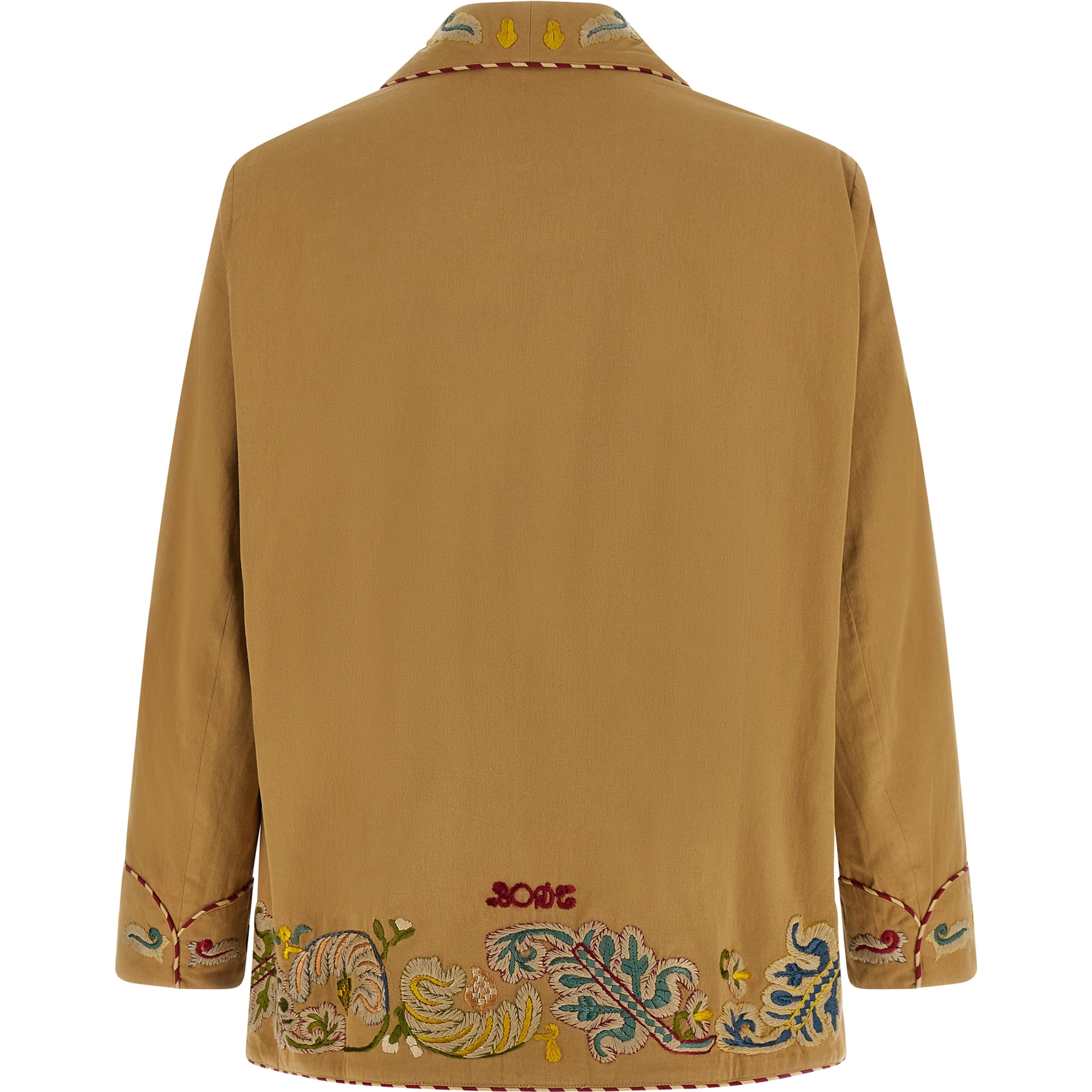 Beige Cotton Blazer