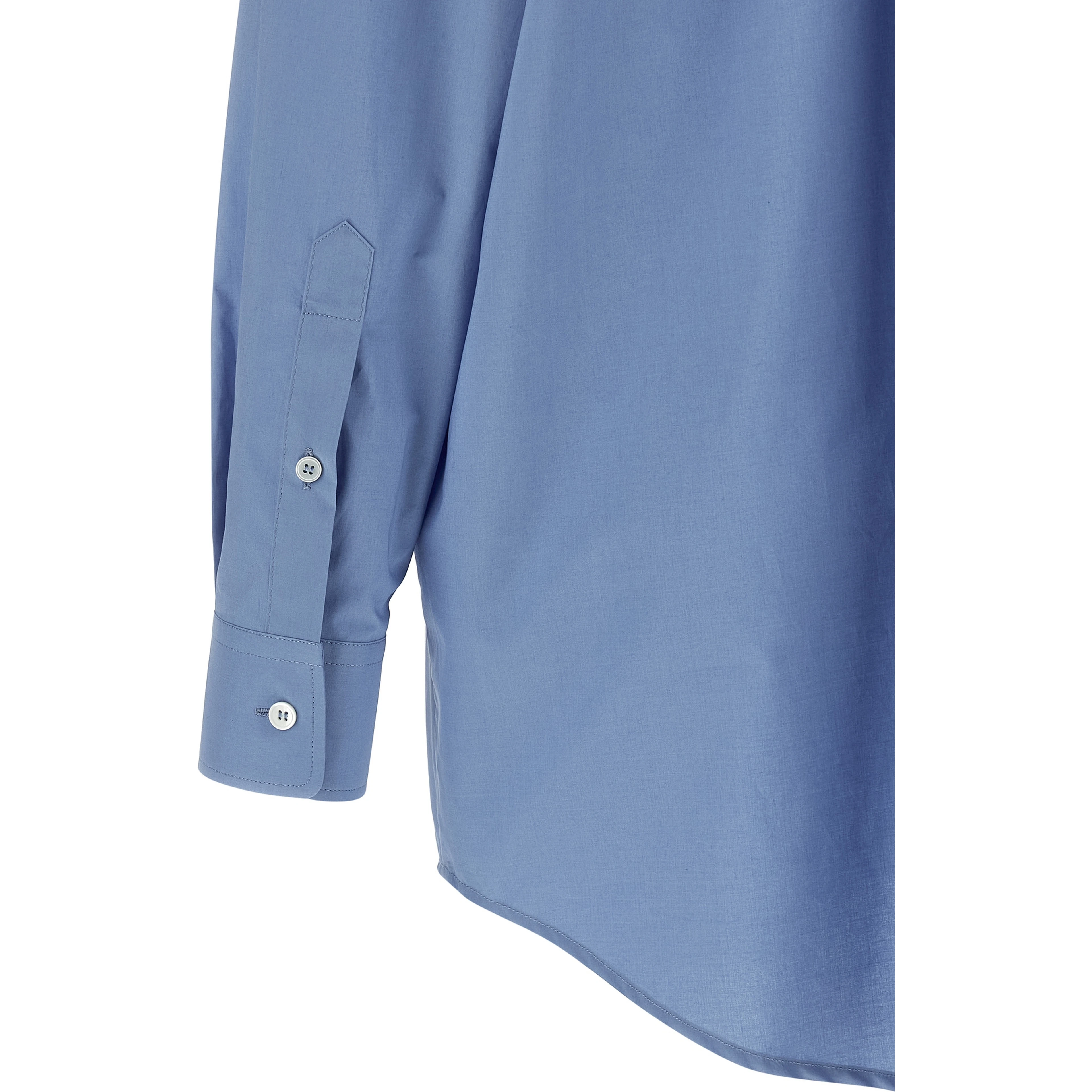 Blue Cotton Blouse