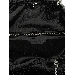 Black Polyamide Shoulder Bag