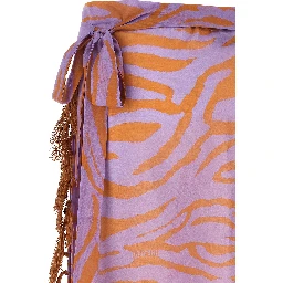 Purple Cotton Skirt