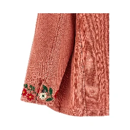 Multicolor Cotton Full-Length Jacket
