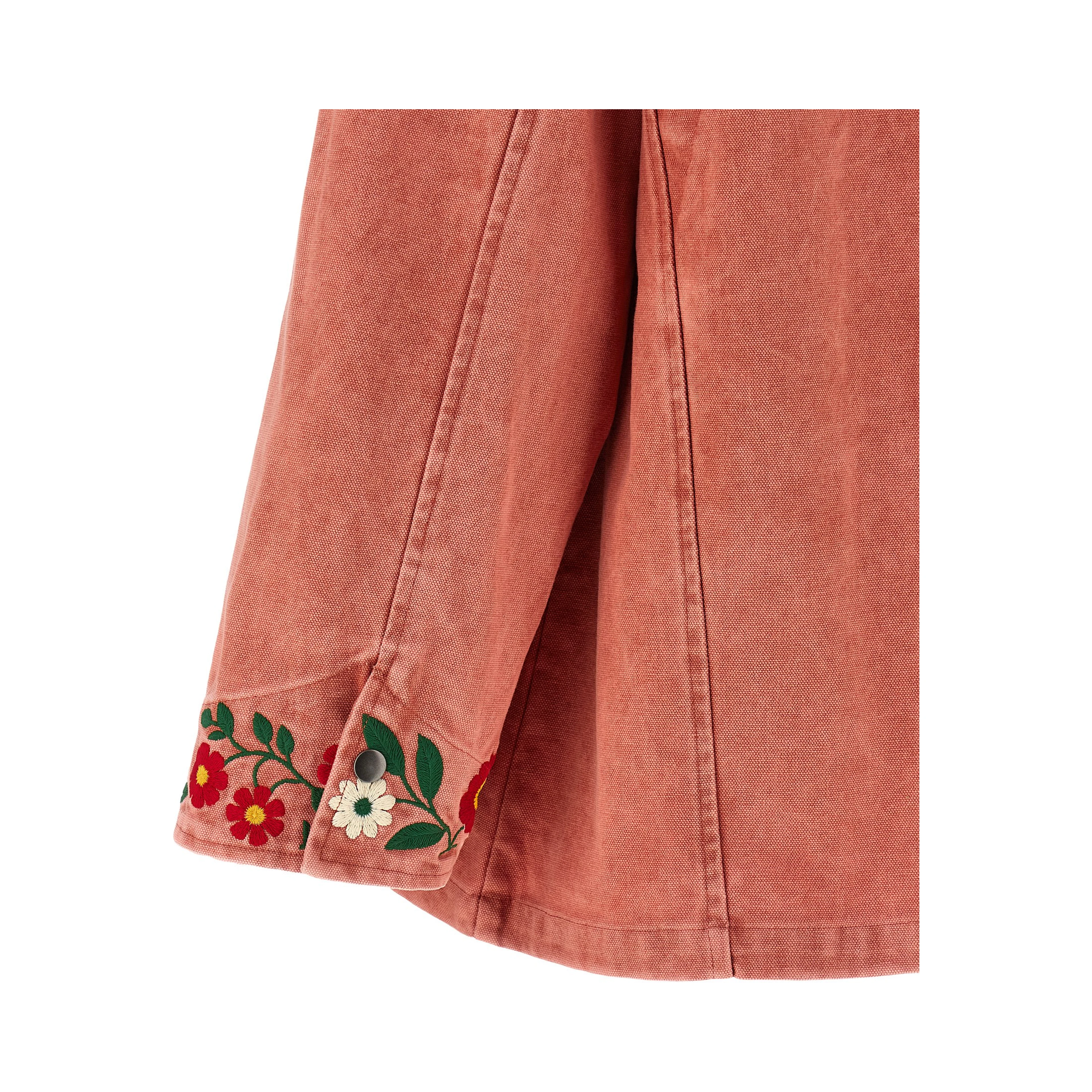 Multicolor Cotton Full-Length Jacket