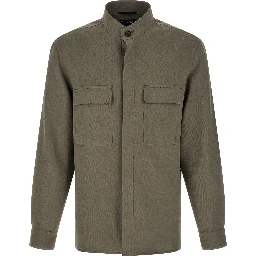 Gray Linen Blouse