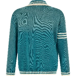 Blue Cotton Cardigan