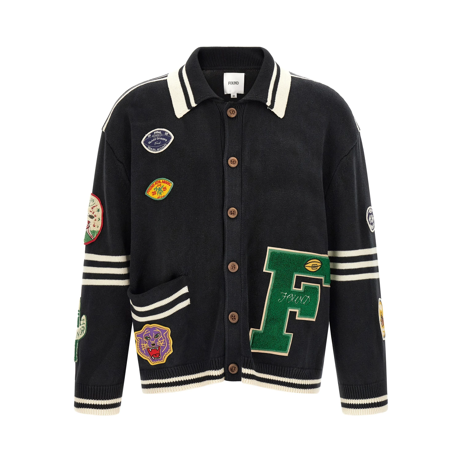 Black Cotton Cardigan