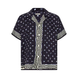 Blue Silk Blouse