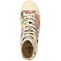 Multicolor Cotton High Top Sneakers