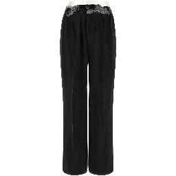 Black Copper Casual Pants