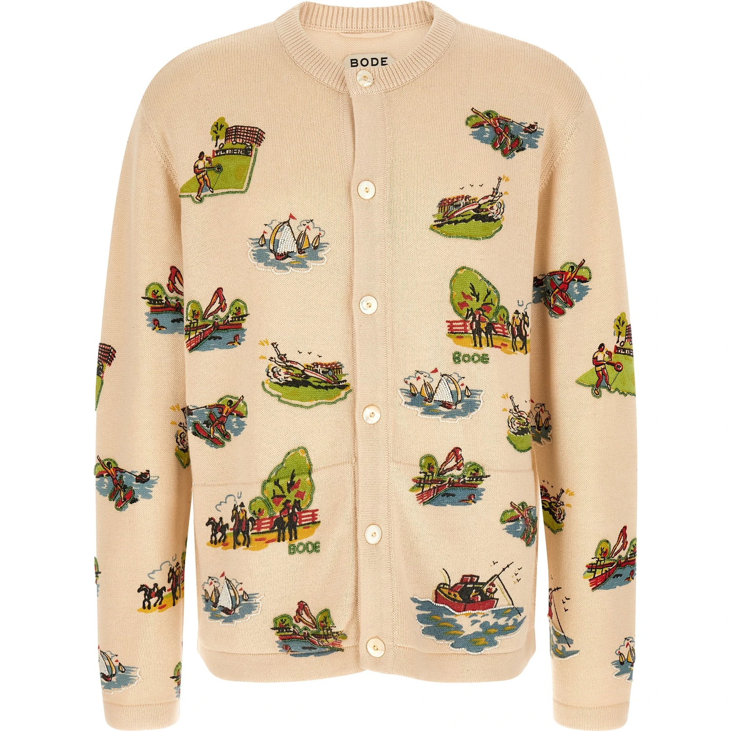 Multicolor Merino Wool Cardigan