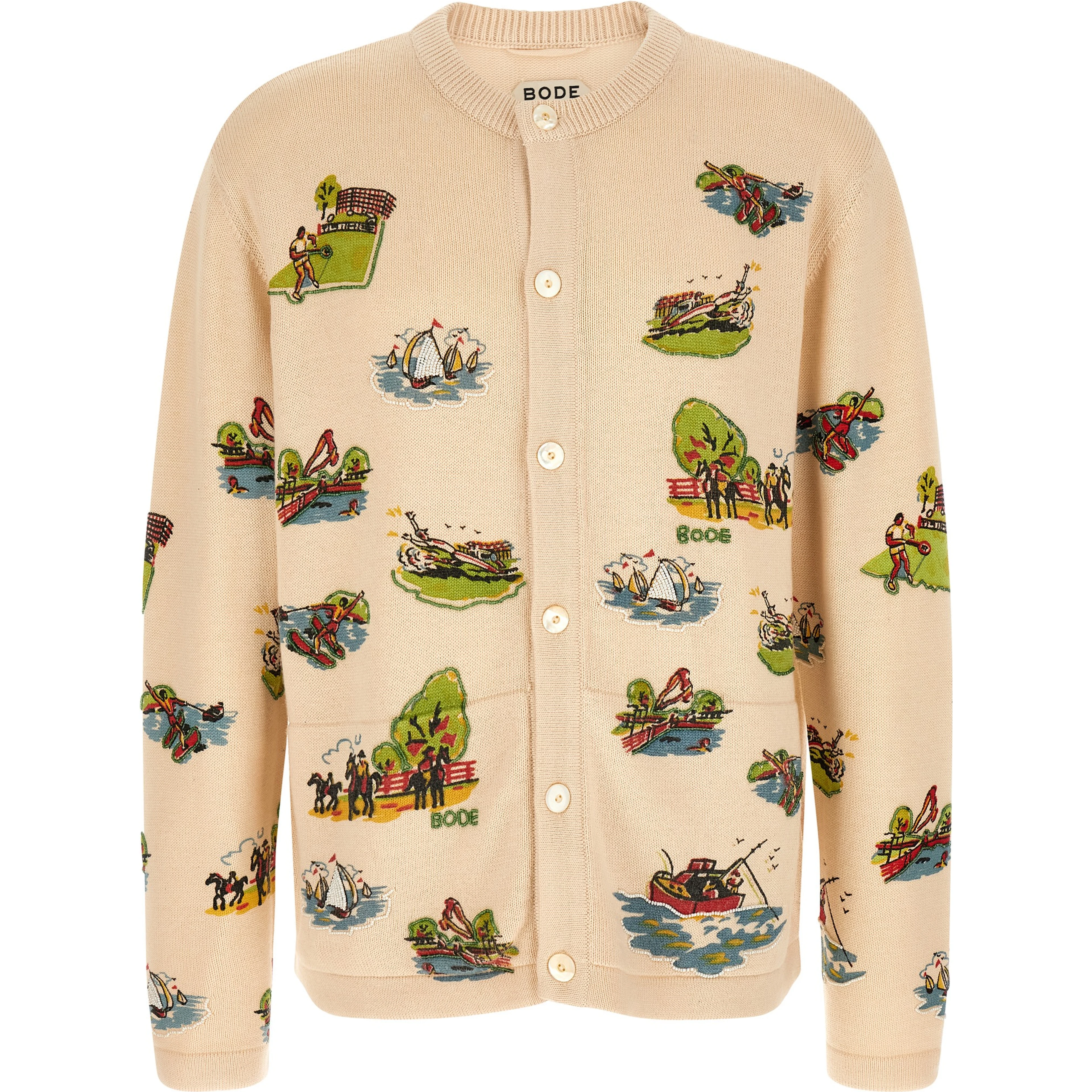 Multicolor Merino Wool Cardigan