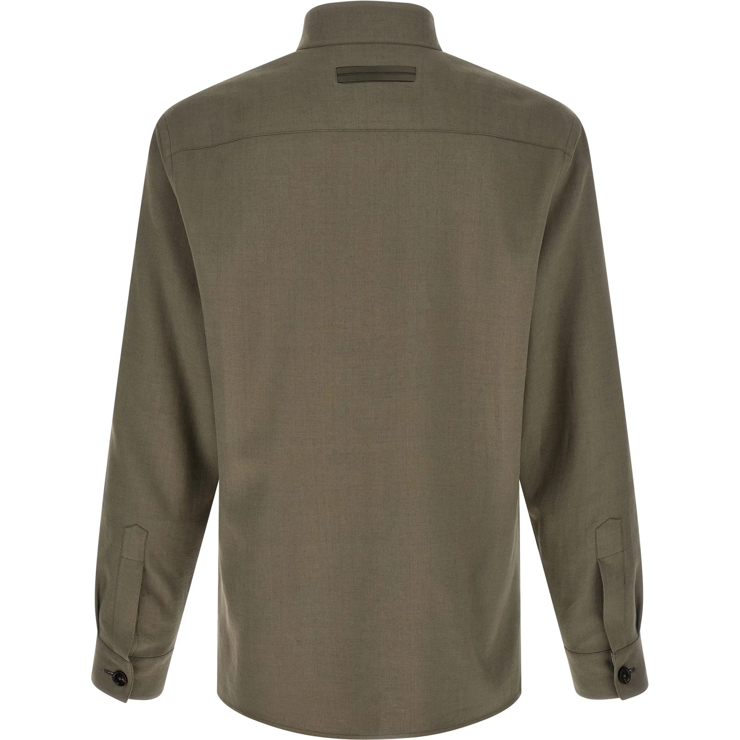Gray Linen Blouse