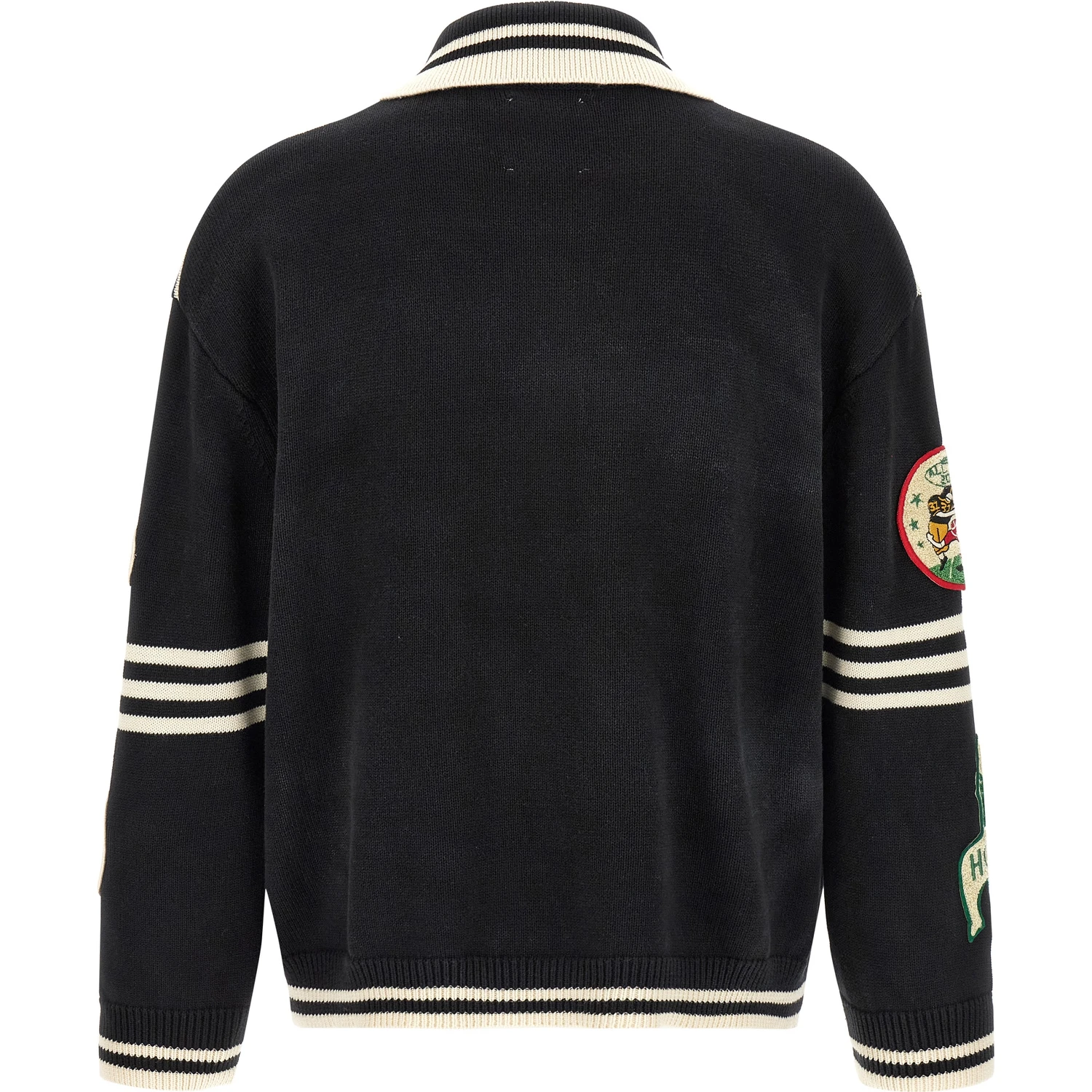 Black Cotton Cardigan