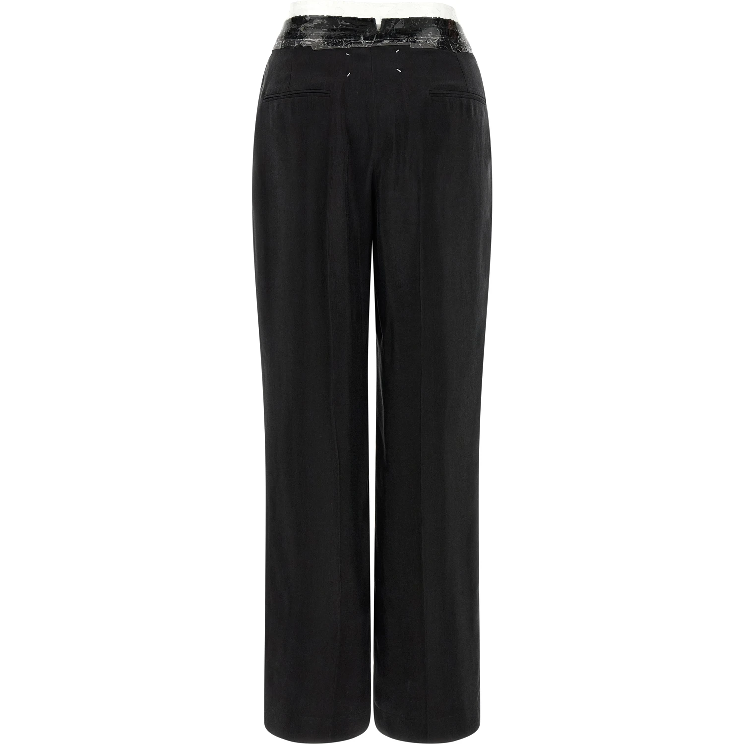Black Copper Casual Pants