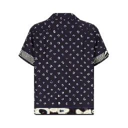 Blue Silk Blouse