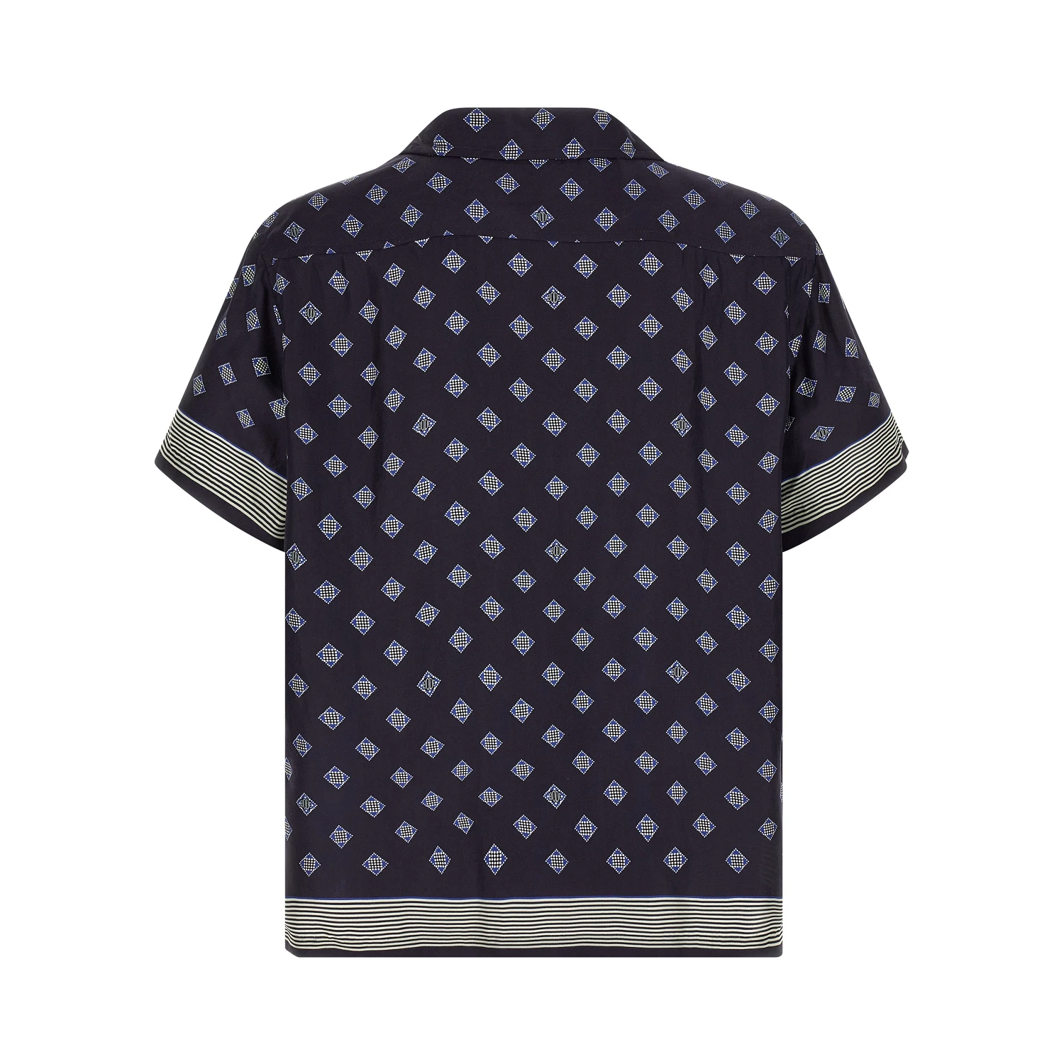 Blue Silk Blouse